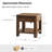 Waynesville 21.75"H Modern Farmhouse Solid Wood Legs End Table with Drawer and Charging Station-367627890