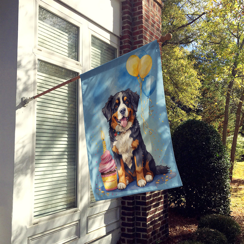 Drapeau «Happy Birthday House», Bouvier bernois