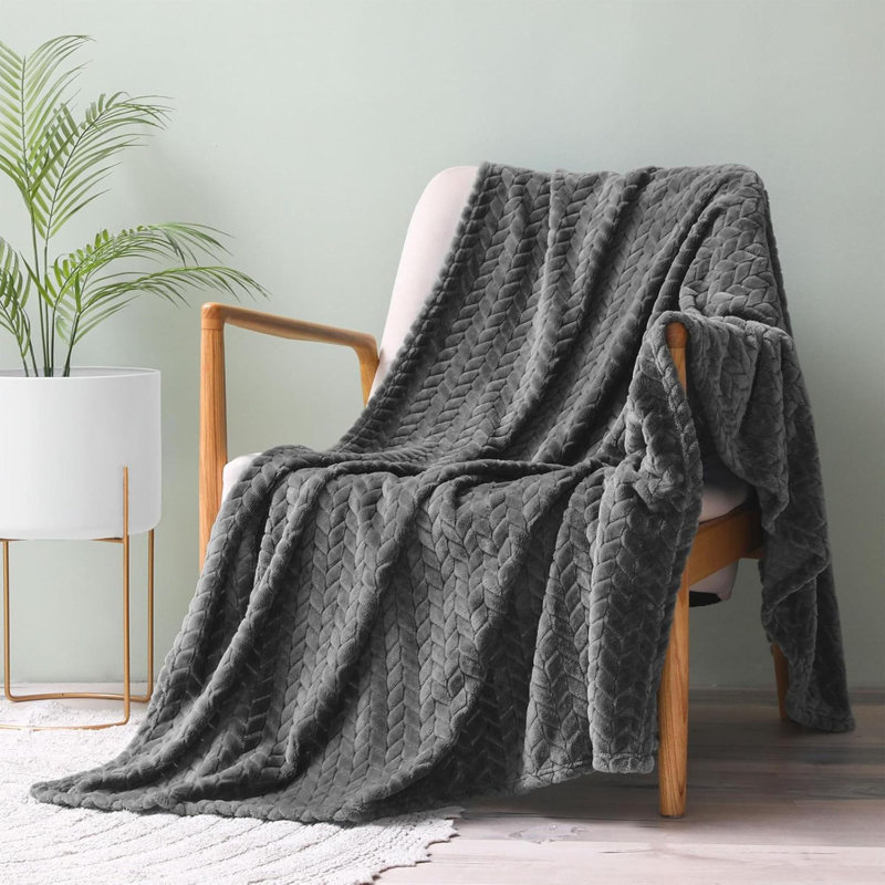 Machine Woven Heated Throw Blanket