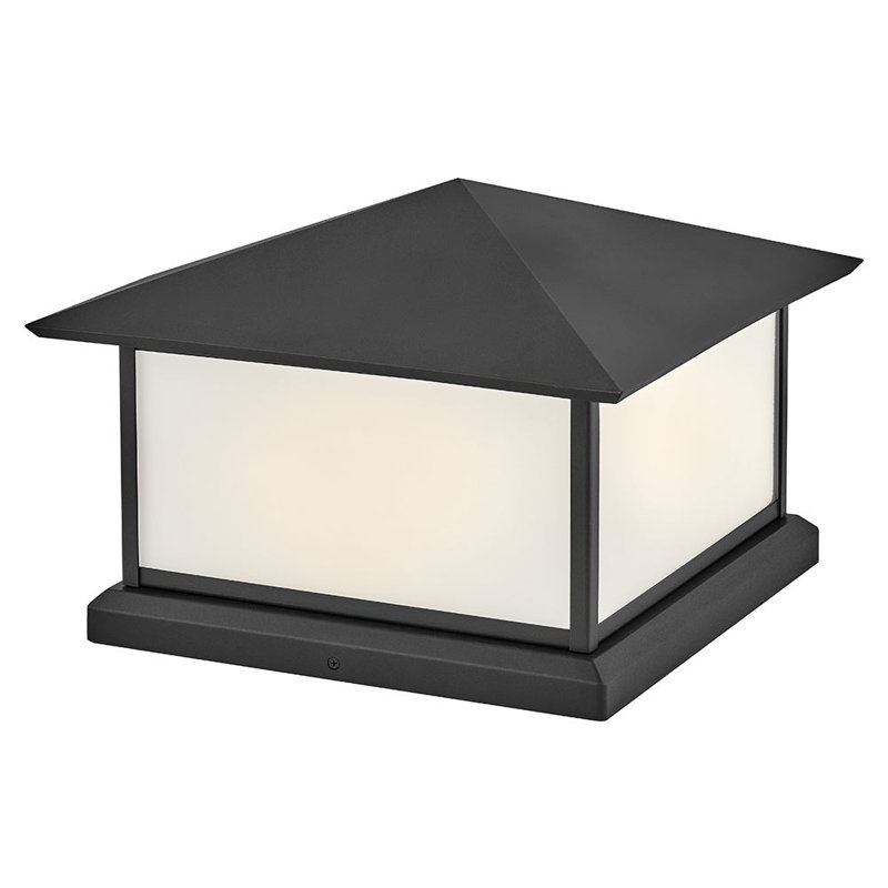 Hinkley Pier Mount Lantern, Textured Black