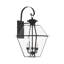 Lanterne murale d'extérieur en verre biseauté H 22,5 po Boto 3-23339333