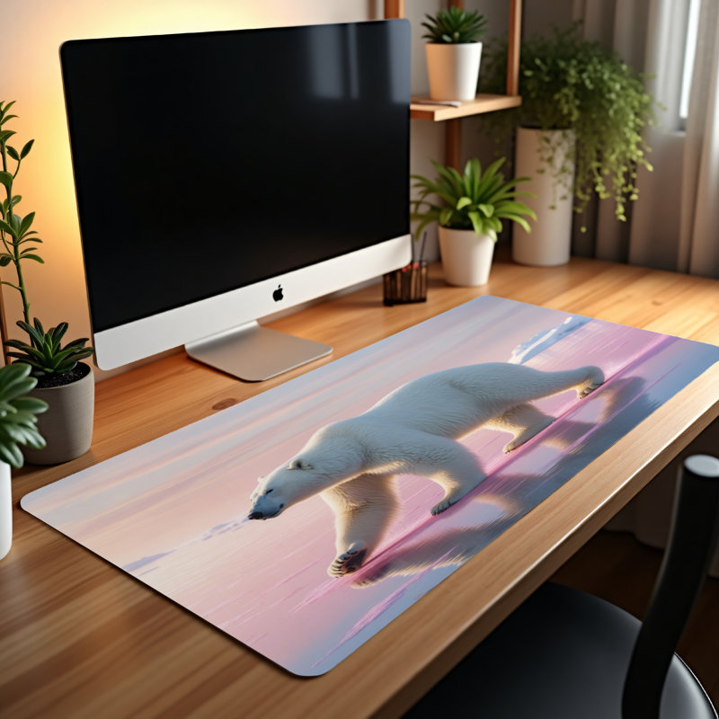 Polyester Desk Pad, 31.5x15.5