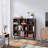 WAHEY Bookcase, 10 Cube Open Storage Display Bookshelf With Legs, HOFB013-2040641402-2040641158