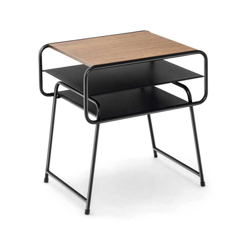 Table de chevet en acier, Ensemble de 2