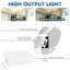 Luxrite 5" LED Recessed Ceiling Light J-Box 18W 5 Colour Selectable 1600LM Dimmable Wet Rated IC Rated ETL 4 Pack