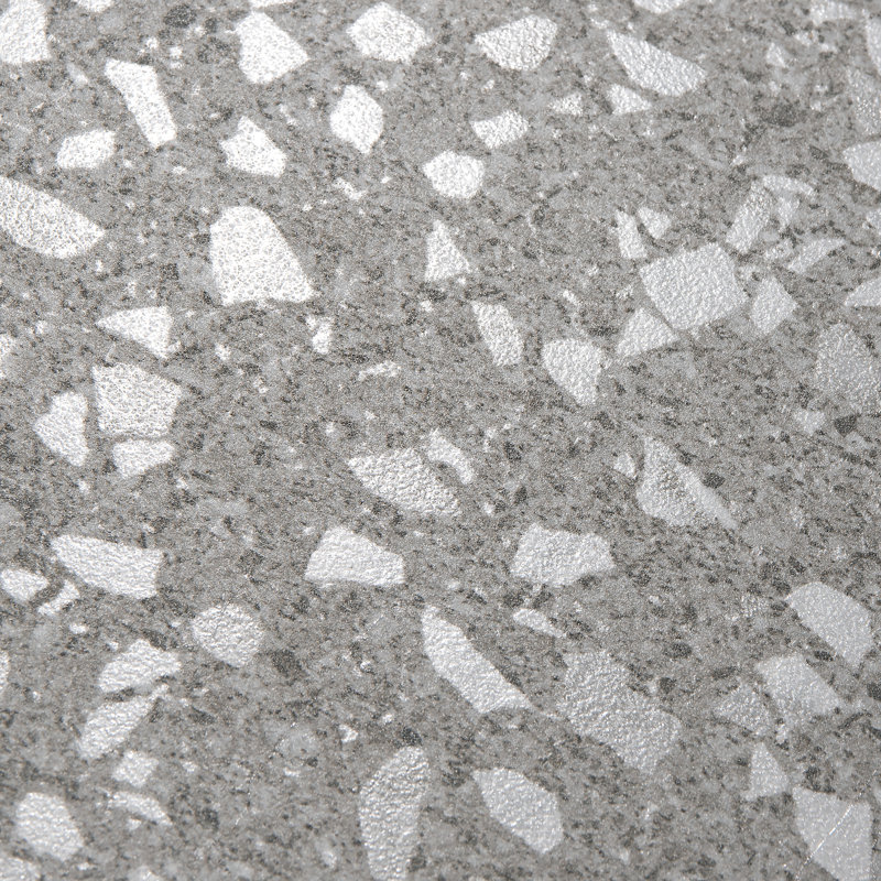 Venice 9" x 10" Porcelain Stone Look Wall & Floor Tile, Silver