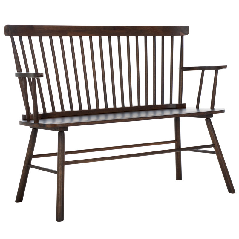 Karlovy Wood Bench, Dark Walnut
