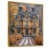 Toile avec cadre flottant or