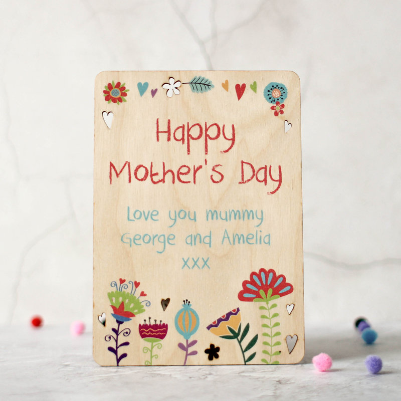 Hutchins Mother's Day Card Or Card Holder, Yes