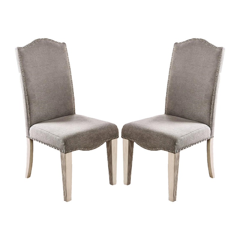 Ensemble de chaises d'appoint de style transitionnel 2 pièces