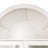 71" Tall Arched Kitchen Pantry Cabinet With Glass Door, Farmhouse Storage Pantry Cabinet With Adjustable Shelves & Barn Door Design For Kitchen, Living & Dining Room, White-1477642539