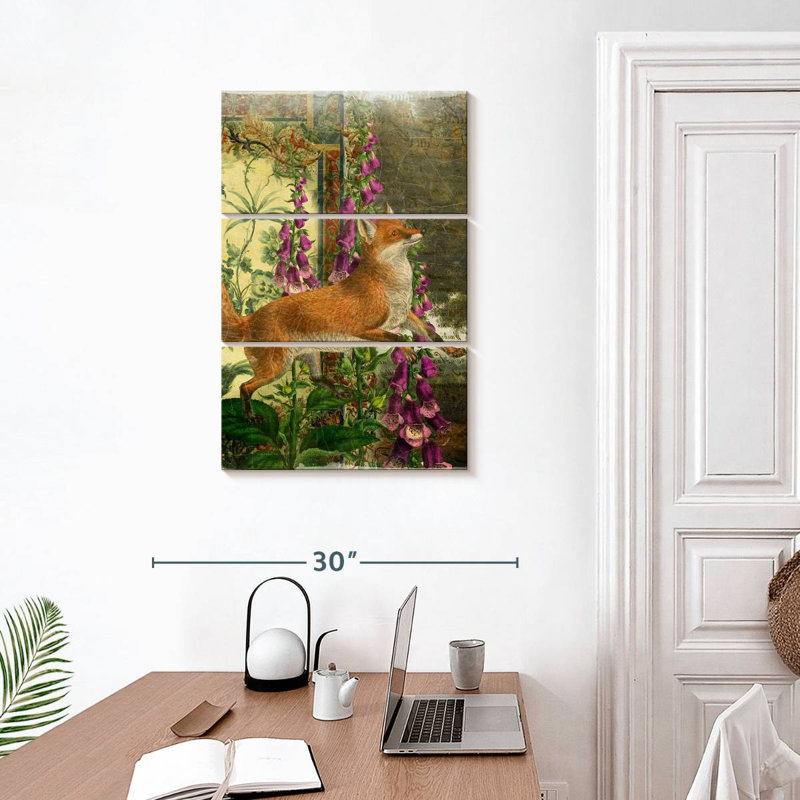 Brampt, animaux fantaisistes, renard, H 32 po x l 20 po
