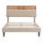 Isenberg Vella Upholstered Bookcase Platform Bed-122462497-122462496