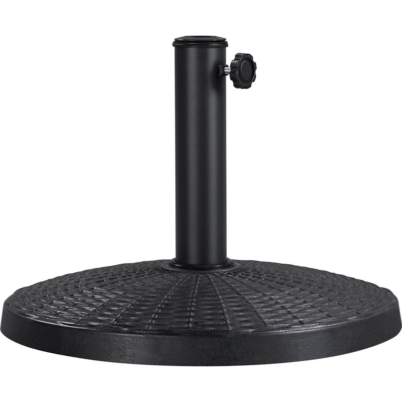 10kg Resin Free Standing Umbrella Base, Black
