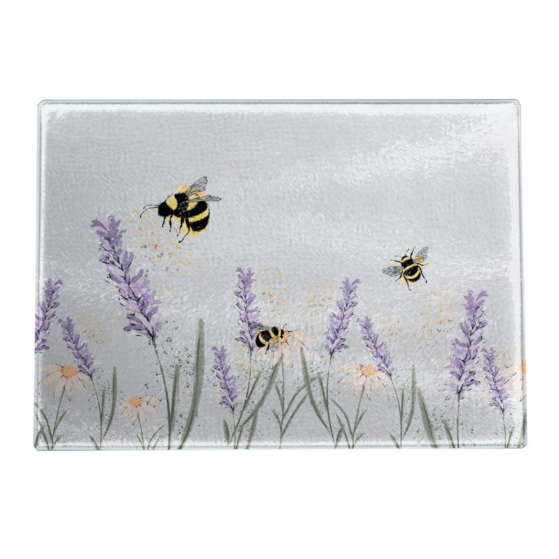 Bee And Lavender A4 Textured Chopping Boar
