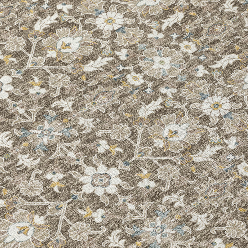 Tapis intérieur / extérieur lavable à la machine Chantille ACN3046 Global, Taupe, 9 pi x 12 pi