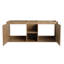 Meuble-lavabo mural 48 po, charnière de porte à fermeture douce et support de rangement ouvert, ensemble KD, LPB07248IMOX