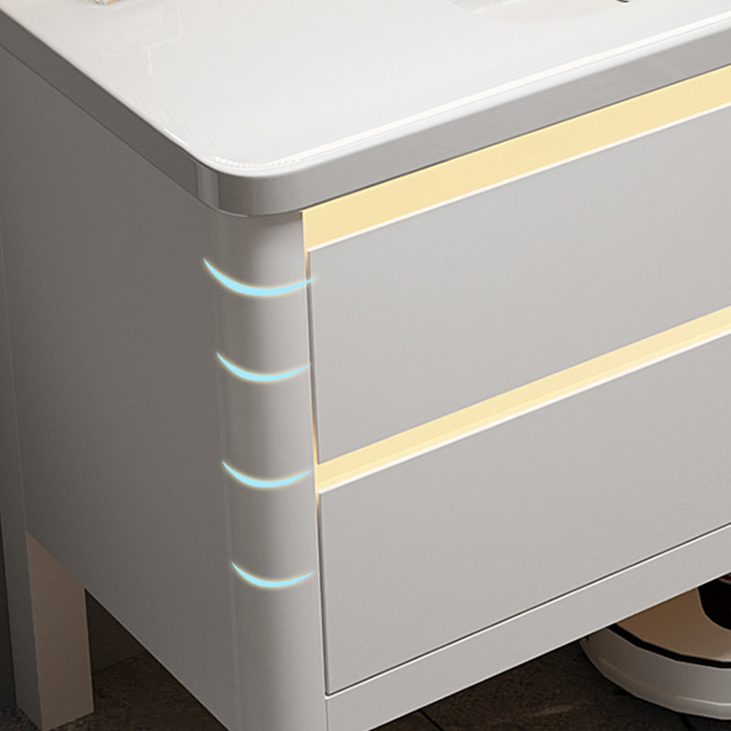 Armoire de salle de bain moderne et simple
