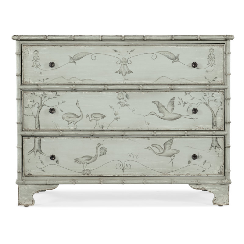 Charleston Solid Wood Accent Chest, Haint Blue