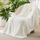 Bedsure Super Soft Knit Blanket - Warm Cozy Fluffy Fuzzy Plush Lightweight Blanket For Couch Sofa And Bed