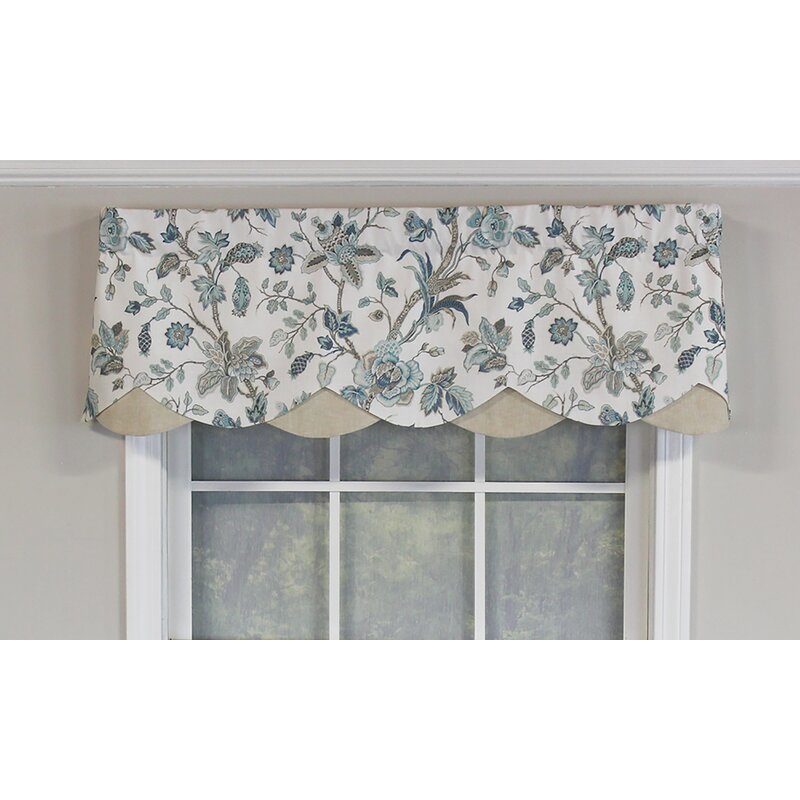 RLFisher Floral Scalloped Window Valance & Reviews | Perigold