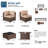 4- Person Outdoor Seating Group With Cushions-588386831