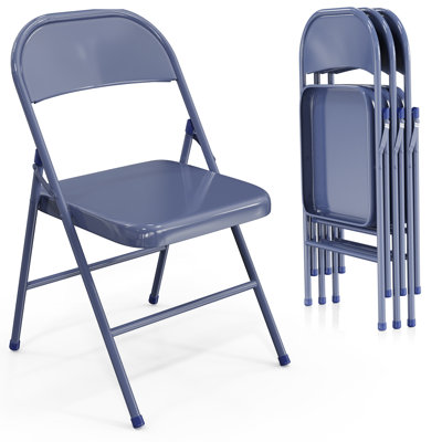 Patio Metal Folding Chair(Set Of 4)