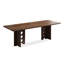 Table de salle à manger rectangulaire en bois massif French French-364894407