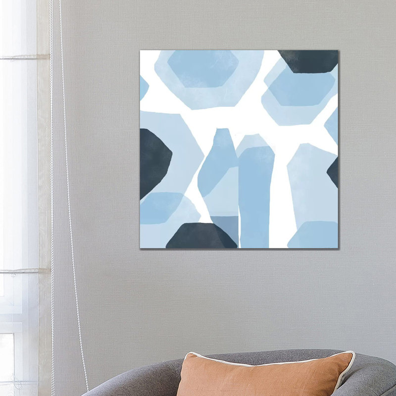 Blue Laguna by Art Mirano - Wrapped Canvas Print, 66.04cm H x 66.04cm W x 1.91cm D