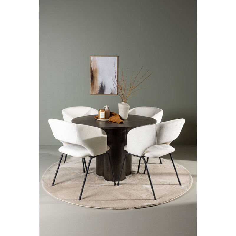 Langhorne 4 - Person Dining Set, Brown