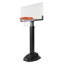 HUPLAY Adjustable Height Plastic Toddler Basketball Hoop with Basketball(s) Included