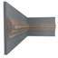 Moulure de rail de chaise en bois franc massif de qualité D 1 1/8 po x l 3 po x L 96 po.-96930368