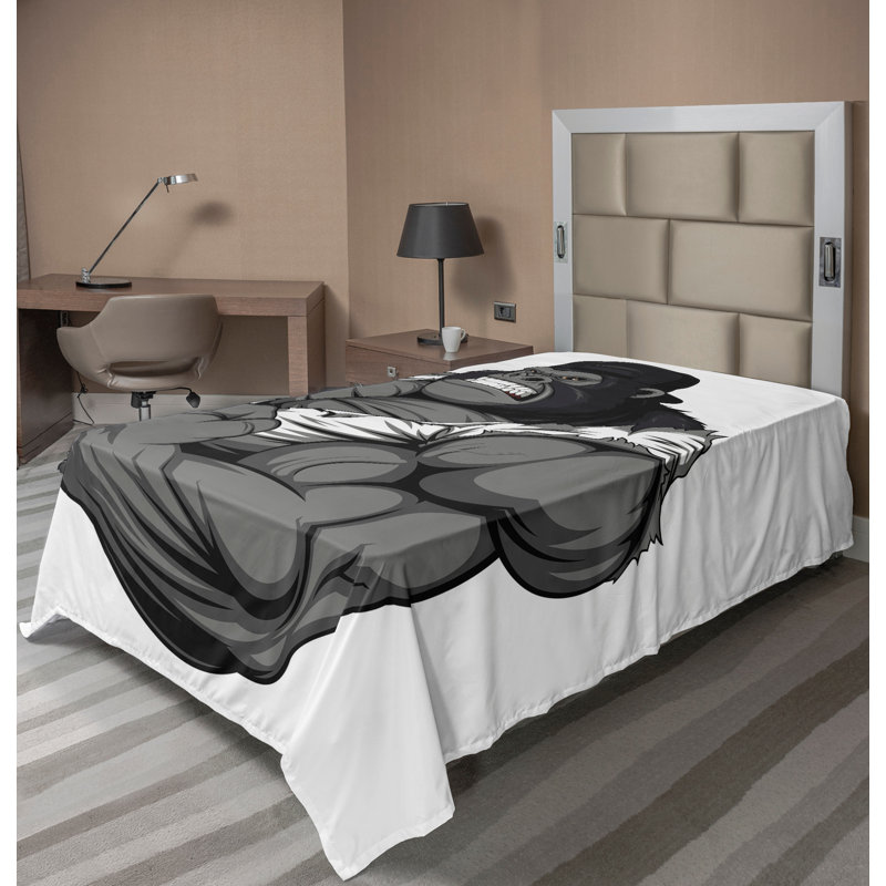 Ambesonne, Drap plat pour lit simple