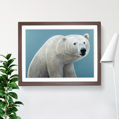 Interesting Polar Bear - Framed Print