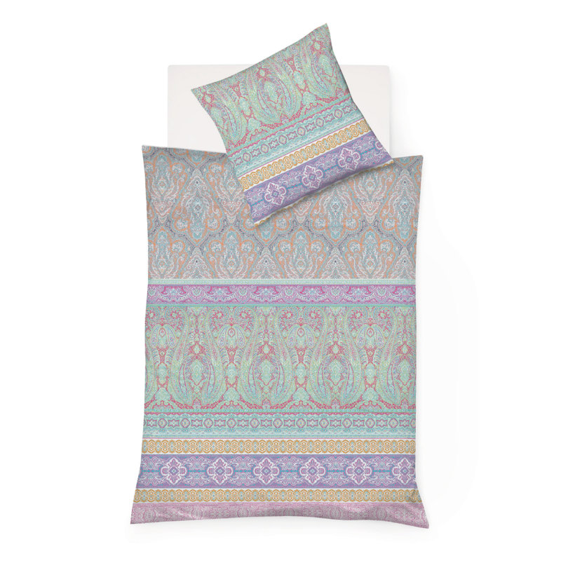 Duvet Cover Set, 155 x 220 cm - 1 Pillowcase (80 x 80 cm), Mint