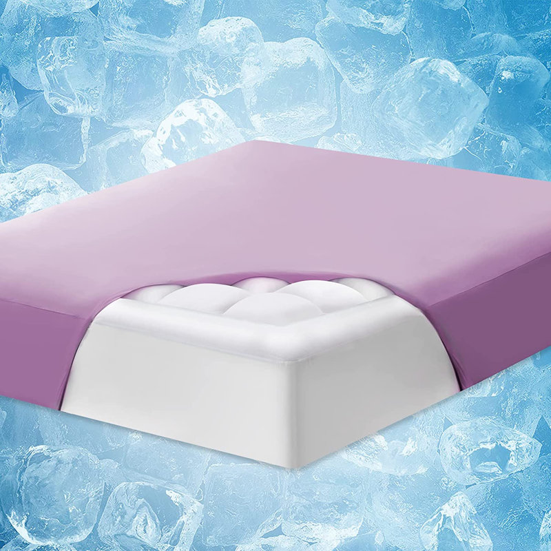 Lionville Full XL 18'' Mattress Pad, King, Purple