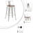 Aleha Swivel Counter Stool with Metal Frame-1216925327-1216925325