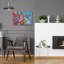 "Rosecliff Heights" Three Fish par Noemi Ibarz, art mural en verre acrylique-481003712