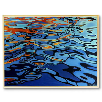 Ripples And Reflections#2 Falmouth Print by Alan Weston