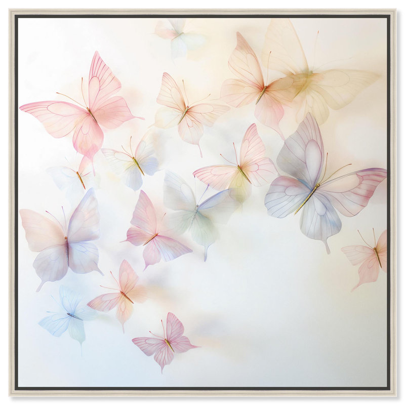 Art sur toile «Gossamer» par Art Remedy, Encadrement argenté, H 25 po x l 25 po x P 2 po
