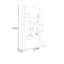Tablette moderne en métal orange-1228906863
