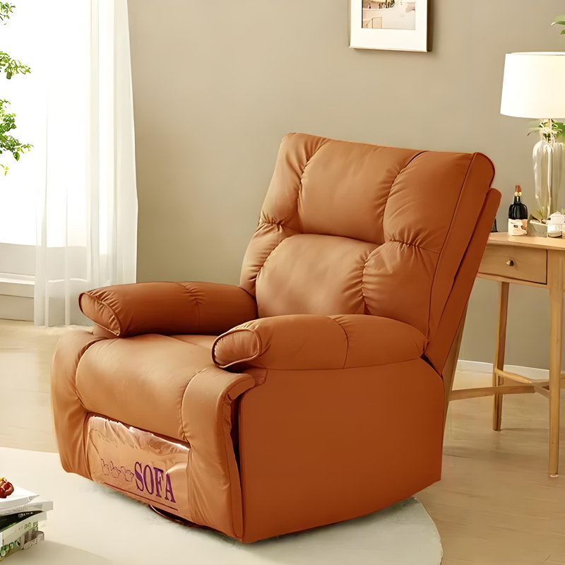 Fauteuil inclinable simple, Orange