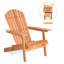 Chaise d'extérieur pliable en bois Eucalyptus Chair