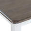 Retro Style 7-Piece Dining Table Set With Extendable Table And 6 Upholstered Chairs (Brown+White)