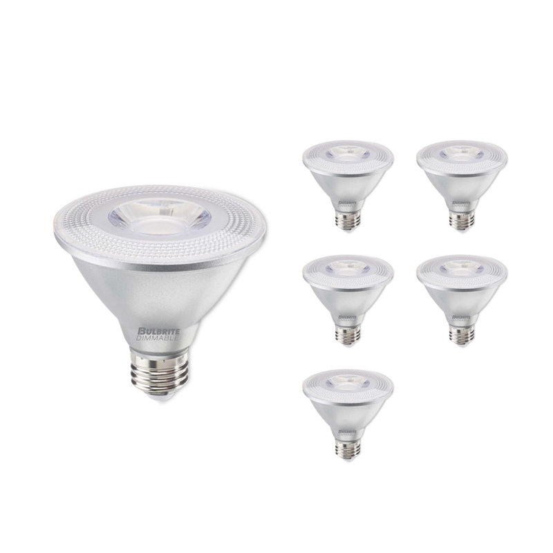 10 W (équivalent à 75 W), DEL PAR30, intensité variable, ampoule blanc chaud (2 700 K) E26 / culot moyen (standard), 2700 K