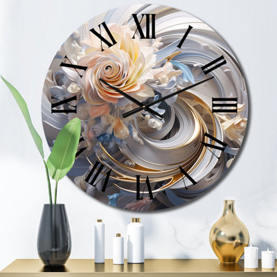 Horloge murale Cosmic Fractal