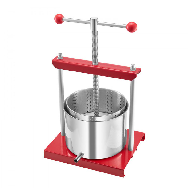 Pressoir manuel à vin pour la fabrication du vin 1,6 gallon / 6L