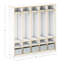 Casier EdQ 5 sections - Blanc-121690173-121690176-121690177