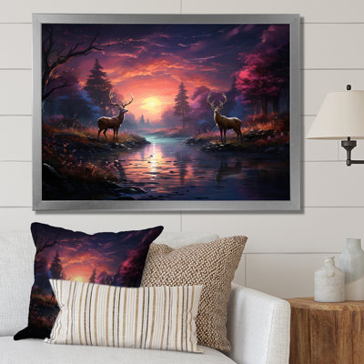 " Deer Enchanted Twilight I "
