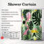 Rideau de douche Flamingo Palm - Premium-1182587333